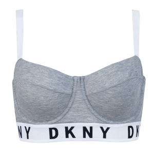 Бюстгальтер с косточками DKNY Bra Cozy Boyfriend, цвет heather grey