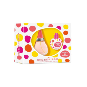 Женская туалетная вода Gotas de Color Eau de Toilette estuche de regalo Agatha Ruiz De La Prada, Set 2 productos