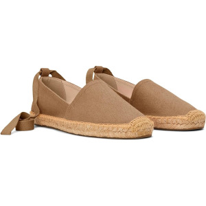 Туфли на плоской подошве Soludos Original Lace-Up Espadrille, цвет Café Taupe 1