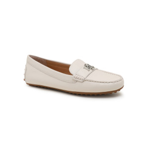 Мокасины LAUREN RALPH LAUREN BARNSBURY-FLATS-DRIVER, кремовый