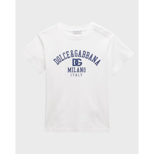 Университетская футболка с логотипом для мальчиков, размер 12–30 м Dolce&Gabbana