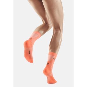 Спортивные носки ULTRALIGHT COMPRESSION SOCKS MID CUT WOMEN, MADE IN GERMANY CEP, коралл