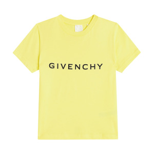 Футболка из хлопкового джерси с логотипом Givenchy, желтый