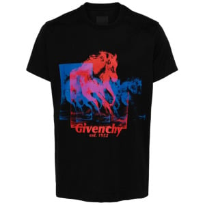 Givenchy футболка с графичным принтом, черный