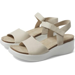 Босоножки Flowt Wedge Cork Sandal ECCO, цвет Limestone