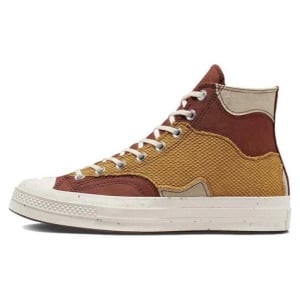 Кроссовки Chuck Taylor All Star 70 Hi Craft Mix Red Oak Converse, цвет Coffee