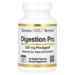 Digestion Pro, с ProDigest, 320 мг, 60 растительных капсул California Gold Nutrition