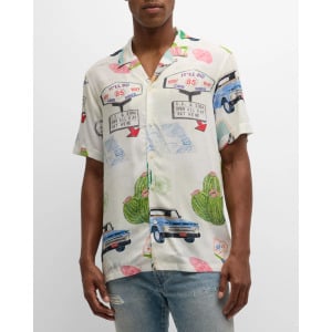 Мужская походная рубашка с принтом Scotch & Soda, цвет On The Road Print