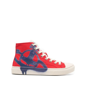 Vivienne Westwood высокие кеды Plimsoll, красный