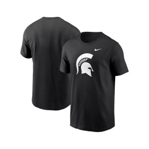 Мужская футболка с логотипом Michigan State Spartans Primetime Evergreen Nike, серый