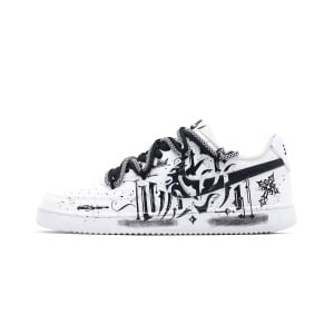 Кроссовки Nike Court Vision 1 Skateboarding Shoes Men Low-top White/black, белый