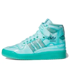 Кроссовки jeremy scott x forum высокие Adidas, зеленый