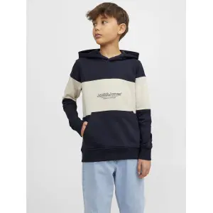 Детская толстовка Jack & Jones "JORLAKEWOOD BLOCK SWEAT H" Jack & Jones Junior, синий