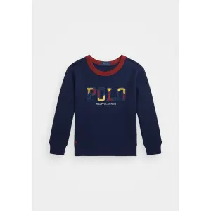 Толстовка CORDUROY-LOGO FLEECE SWEATSHIRT Polo Ralph Lauren, темно-синий