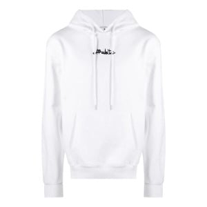 Толстовка Men's OFF-WHITE SS22 Alphabet Logo Embroidered Loose Fit White, белый