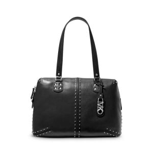 Большая кожаная сумка через плечо Astor Michael Kors, цвет Black