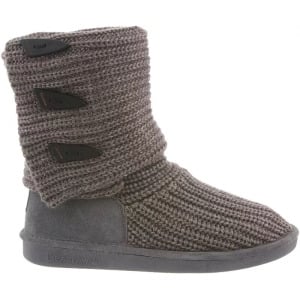 Женские вязаные высокие сапоги Bearpaw, серый