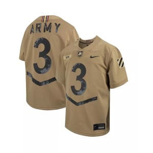 Игровая майка Big Boys # 3 Tan Army Black Knights 2023 Rivalry Collection Nike, бежевый