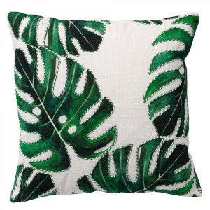 Декоративная подушка Dutch Decor Leafy 45x45 cm, 45x45x45 см цвет pantone snow white