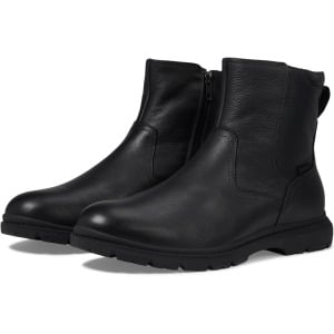 Мотоботинки Lookout Plain Toe Side Zip Boot Florsheim, цвет Black Tumbled