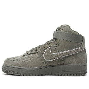 Кроссовки air force 1 высокие Nike, серый