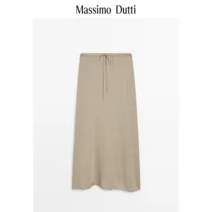 Юбка Massimo Dutti, зеленый