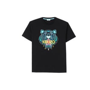 Футболка женская Kenzo Offset Printing Tiger, черный