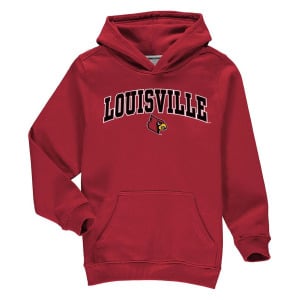 Красный пуловер с капюшоном для мальчиков и девочек Louisville Cardinals Campus Fanatics