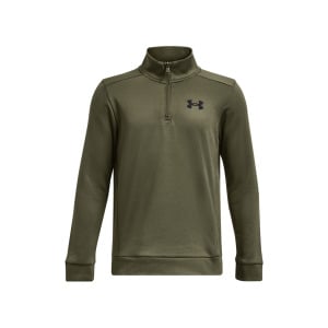 Флисовый свитер на молнии 1/4 Under Armour, зеленый