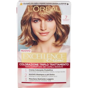 Крем-краска для волос Loreal Excellence Triple Treatment 7 Блонд, L'Oreal