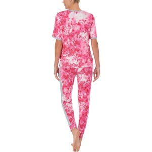 Пижамный комплект DKNY Short Sleeve Joggers Set, цвет Rose Tie-Dye