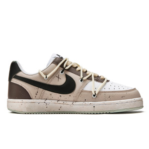 Кроссовки Nike Court Vision 1 Skateboarding Shoes Men Low-top Brown, коричневый