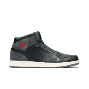 Кроссовки Air Jordan 1 Mid 'Anthracite', черный