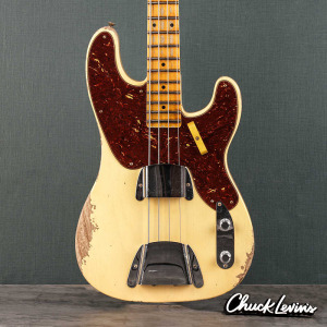 Басс гитара Fender Custom Shop 1951 Precision Bass Heavy Relic - Aged Vintage White - CHUCKSCLUSIVE - #XN3724