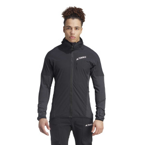 Ветровка Adidas Performance Terrex Techrock Hooded Wind Fleece, черный