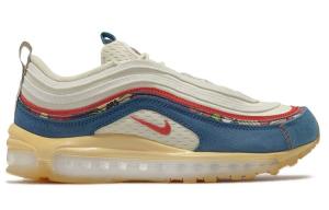 Air max 97 parachute beige university red top