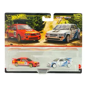 Hot Wheels Premium '87 Ford Sierra Cosworth + Ford Escort Rs Cosworth Hrr73 '93