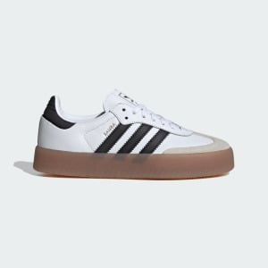 Кроссовки Adidas SAMBAE, цвет White/Black/Gold Metallic