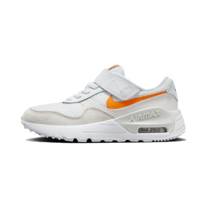 Air Max SYSTM Kids" Повседневная обувь для дошкольников Nike, цвет White-Orange