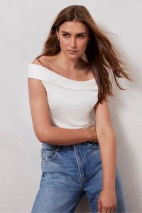 Mint velvet bardot sales top