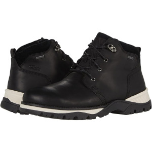 Ботинки Clarks Topton Mid GTX, цвет Black Oily Leather Warmlined