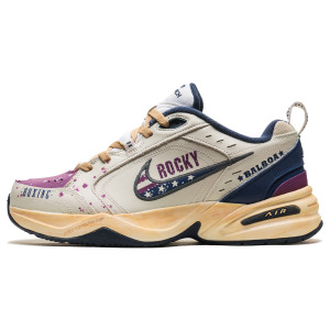 Кроссовки Nike Air Monarch 4 Chunky Sneakers Unisex Low-top Purple/Blue/Beige, хаки