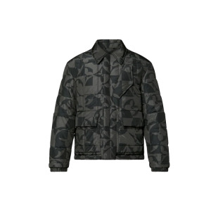 Новые квартальные продукты LV Jacket Men Coal Gray Louis Vuitton, серый