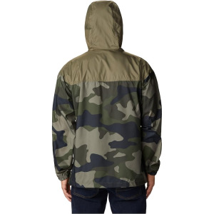 Ветровка Columbia Flash Challenger Novelty Windbreaker, цвет Stone Green Mod Camo Print/Stone Green