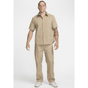 Рубашка SHORT-SLEEVE SEERSUCKER BUTTON-DOWN LIFE Nike, цвет Khaki Khaki