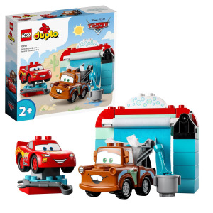 LEGO DUPLO — Молния Маккуин и Мэтр Автомойка (10996) БЛОКИ ПОДАРОК