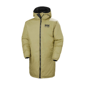 Двустороннее стеганое пальто с капюшоном для мужчин HELLY HANSEN, черный