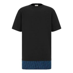 Футболка Dior Oblique T-Shirt 'Blue', синий