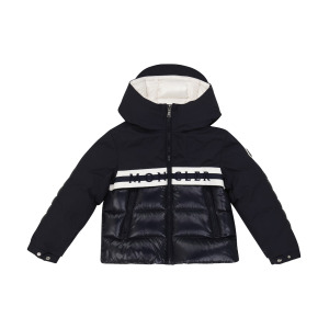 Пуховик ханым Moncler Enfant, синий