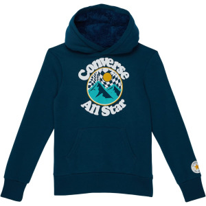 Худи Converse Graphic Pullover Hoodie, цвет Midnight Turquoise